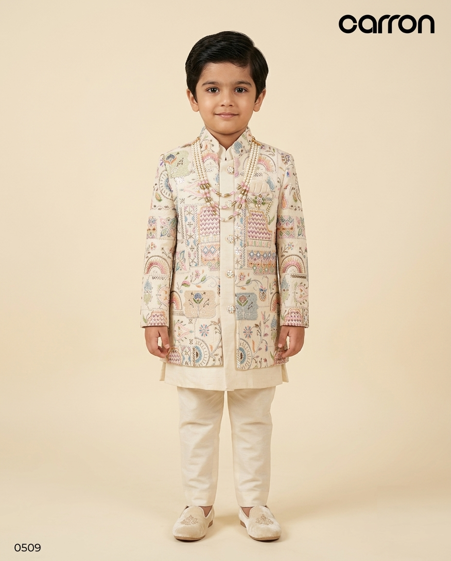 Fawn Colour Indo Western(BE-BINW_0509)