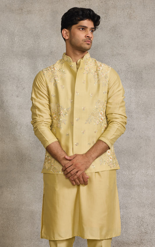 Beige Colour Bundi Set(ME-MBUS_JKS 7053)