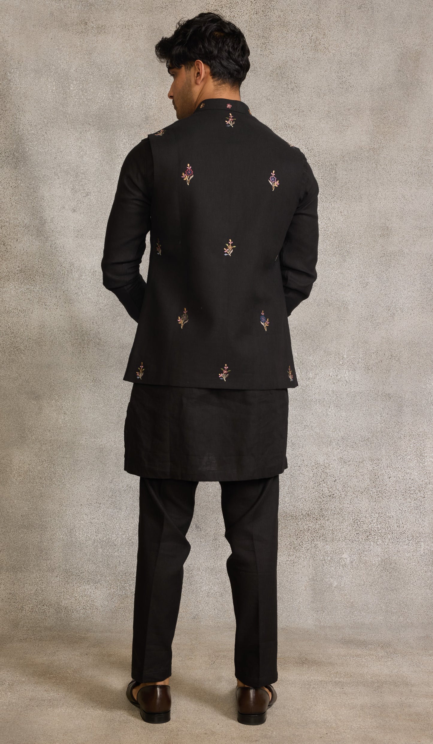 Black Colour Bundi Set (ME-MBUS_JK 3833)