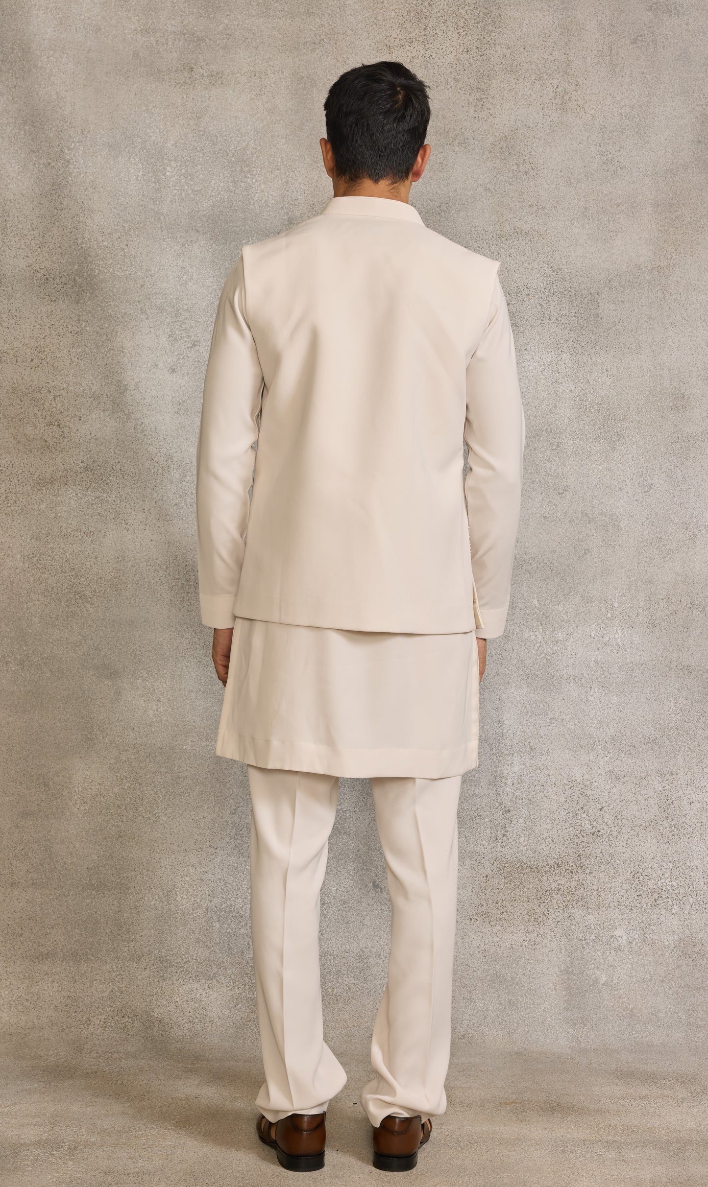 Cream Colour Bundi Set(ME-MBUS_2756)