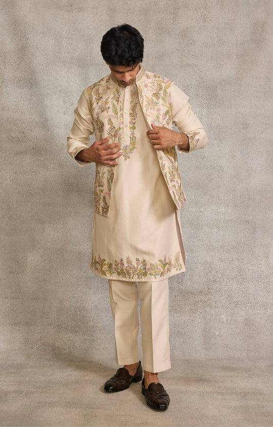 Ivory Colour Bundi Set(ME-MBUS_JK 921)