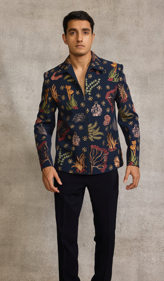 Navy Blue Colour Bomber Jacket(ME-MINW_4719.195.2)