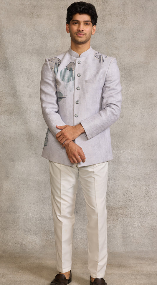 Grey Colour Jodhpuri(ME-MJOD_JP 1743 NK)