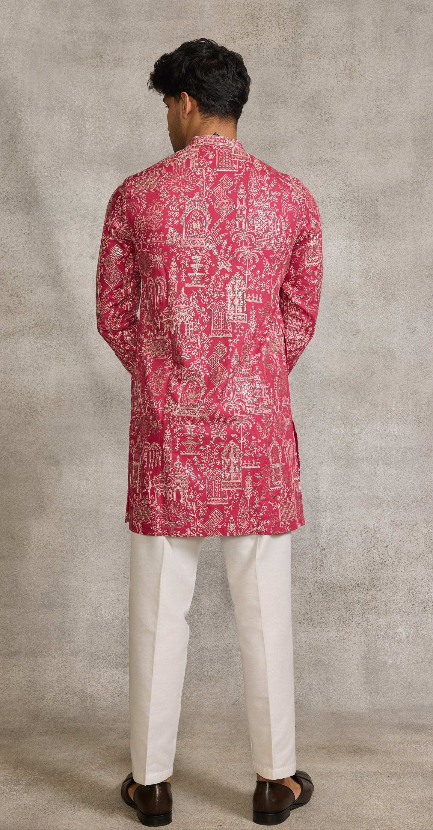 Rani Colour Kurta Set With Stole (ME-MKUS_T 2597 D)