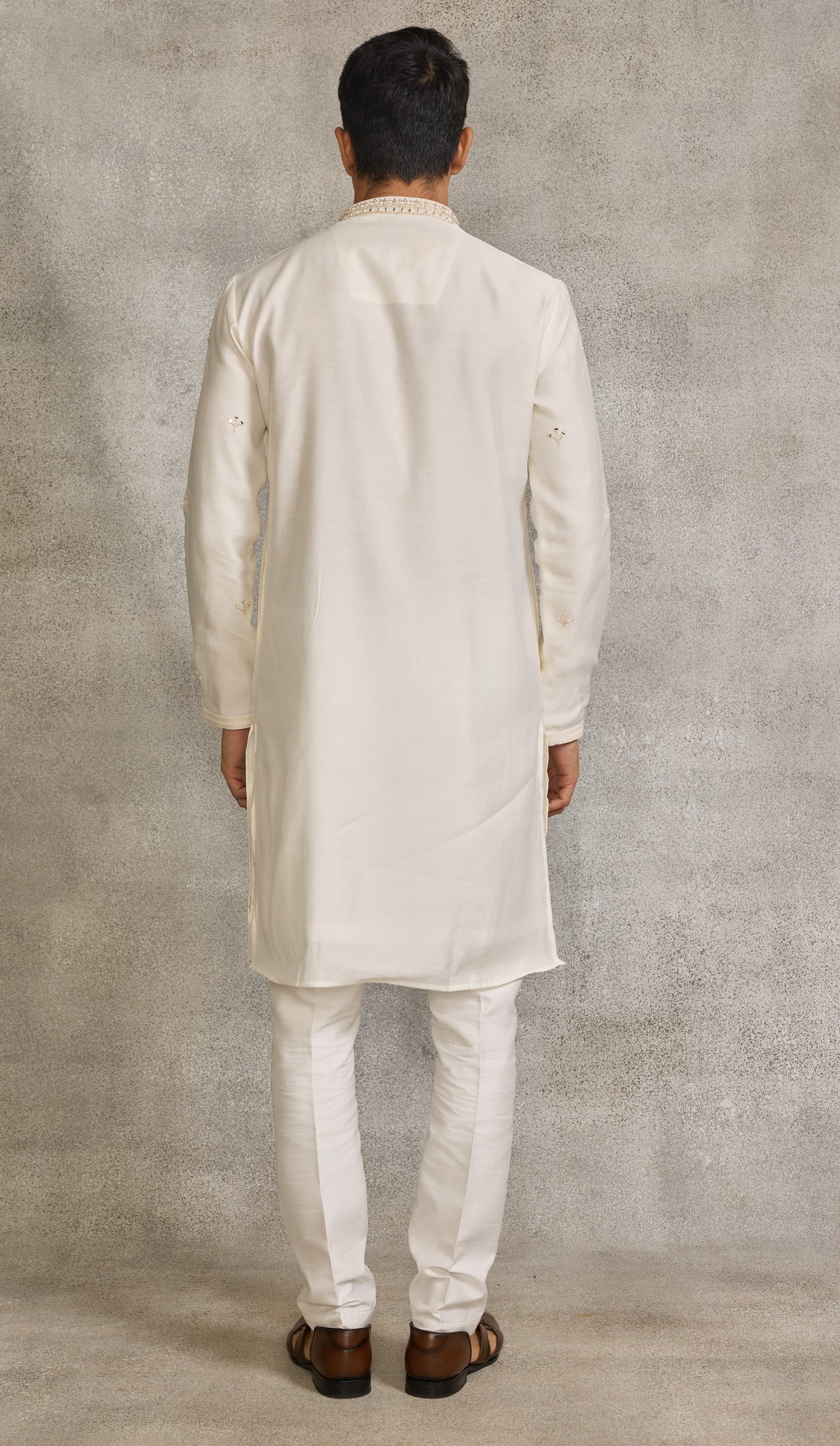 Cream Colour Kurta Set (ME-MKUS_SSK 36)