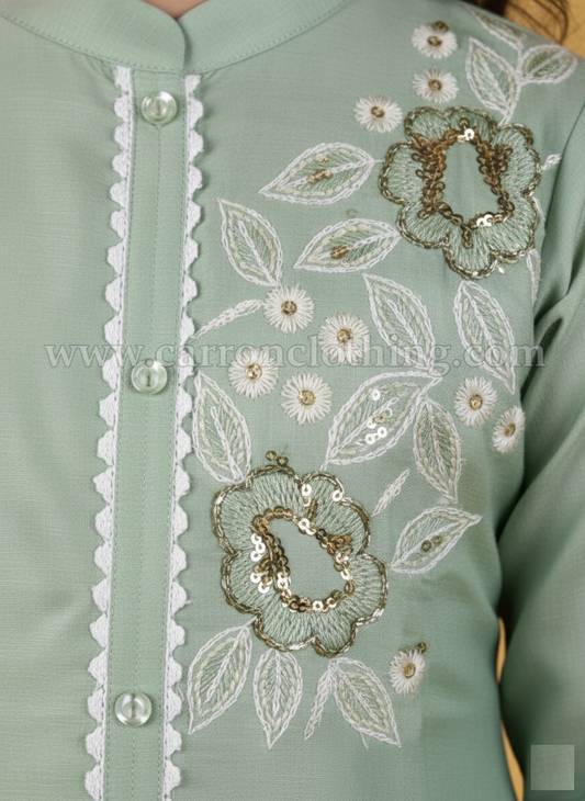 Green Colour Kurti Set (GC-GKUS_986)