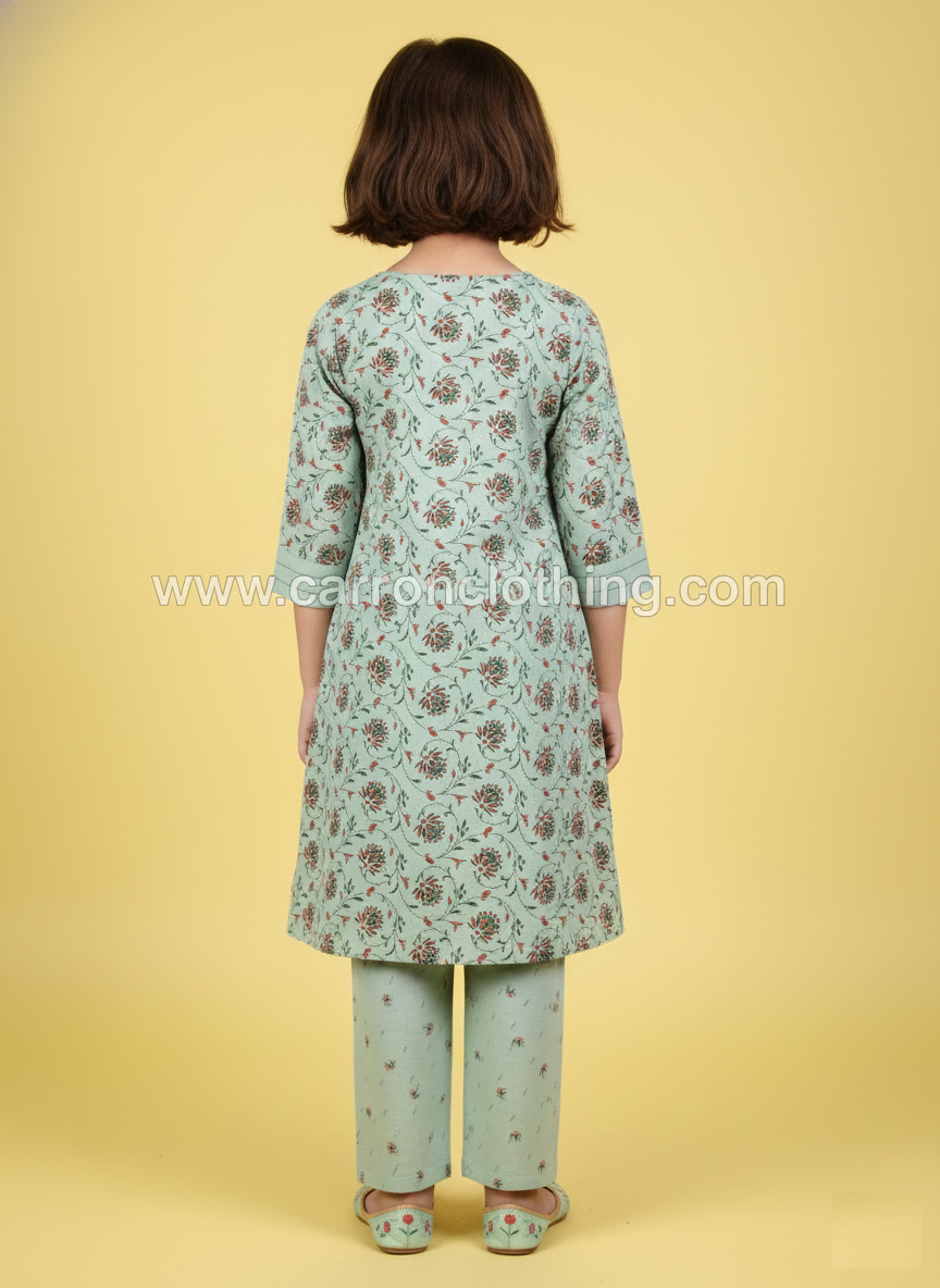 Green Colour Kurti Set (GC-GKUS_994)