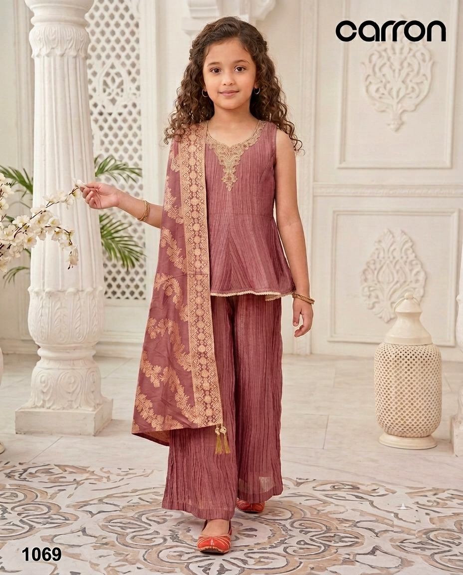 Maroon Colour Plazo Set(GE-GPZS_1069)