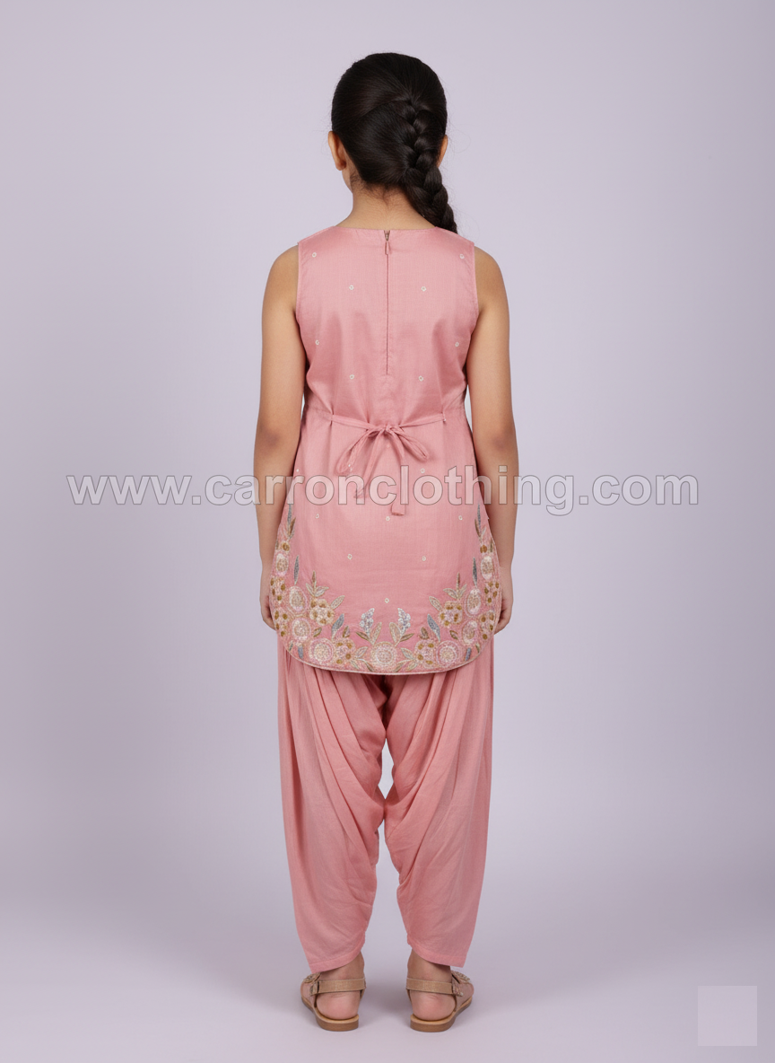 Carrot Colour Chudidar(GE-GCHU_1291)