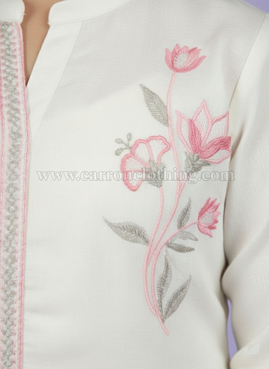 Off White Colour Kurti Set (GC-GKUS_2712)