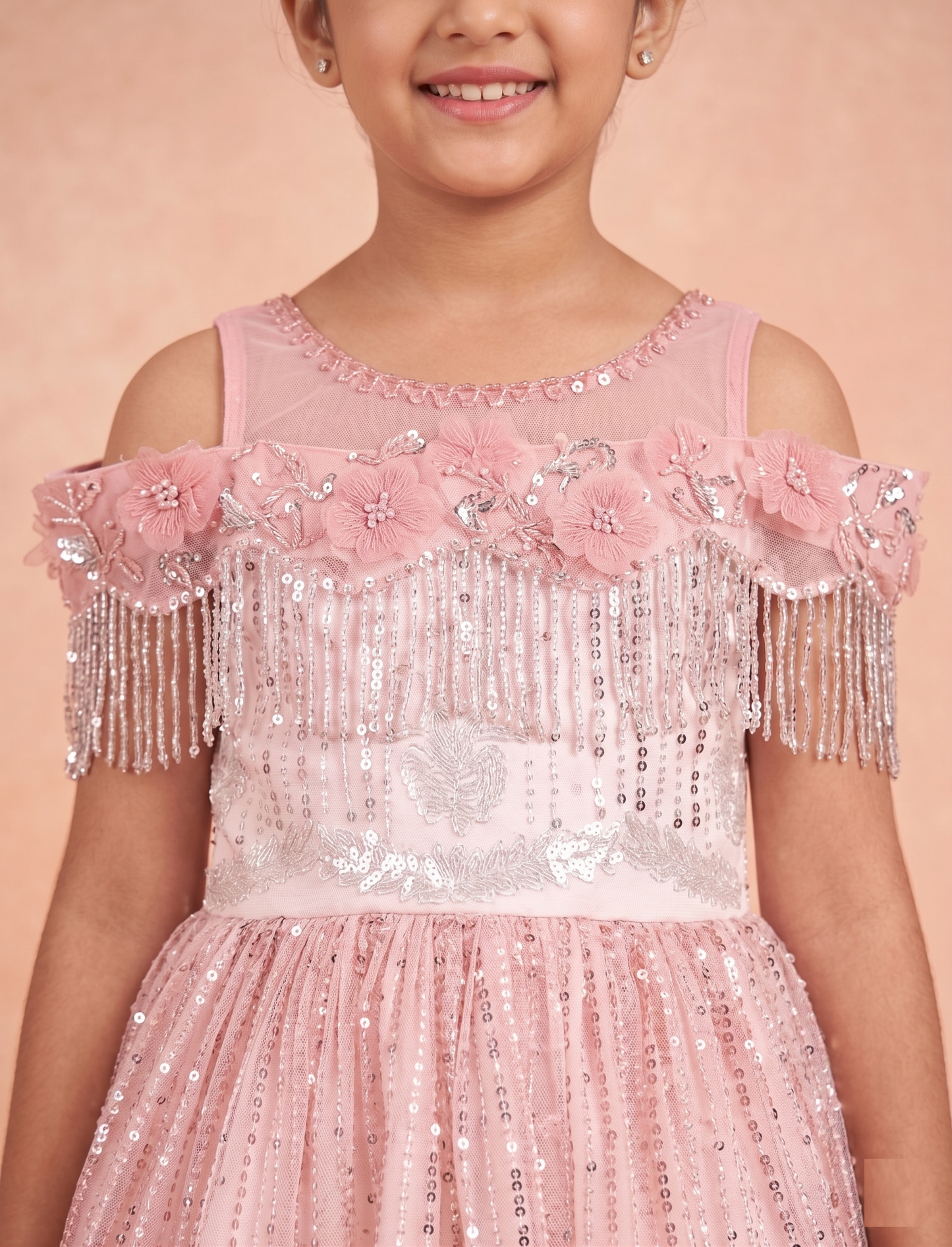 Blush Pink Colour Gown(GE-GGWN_10937)