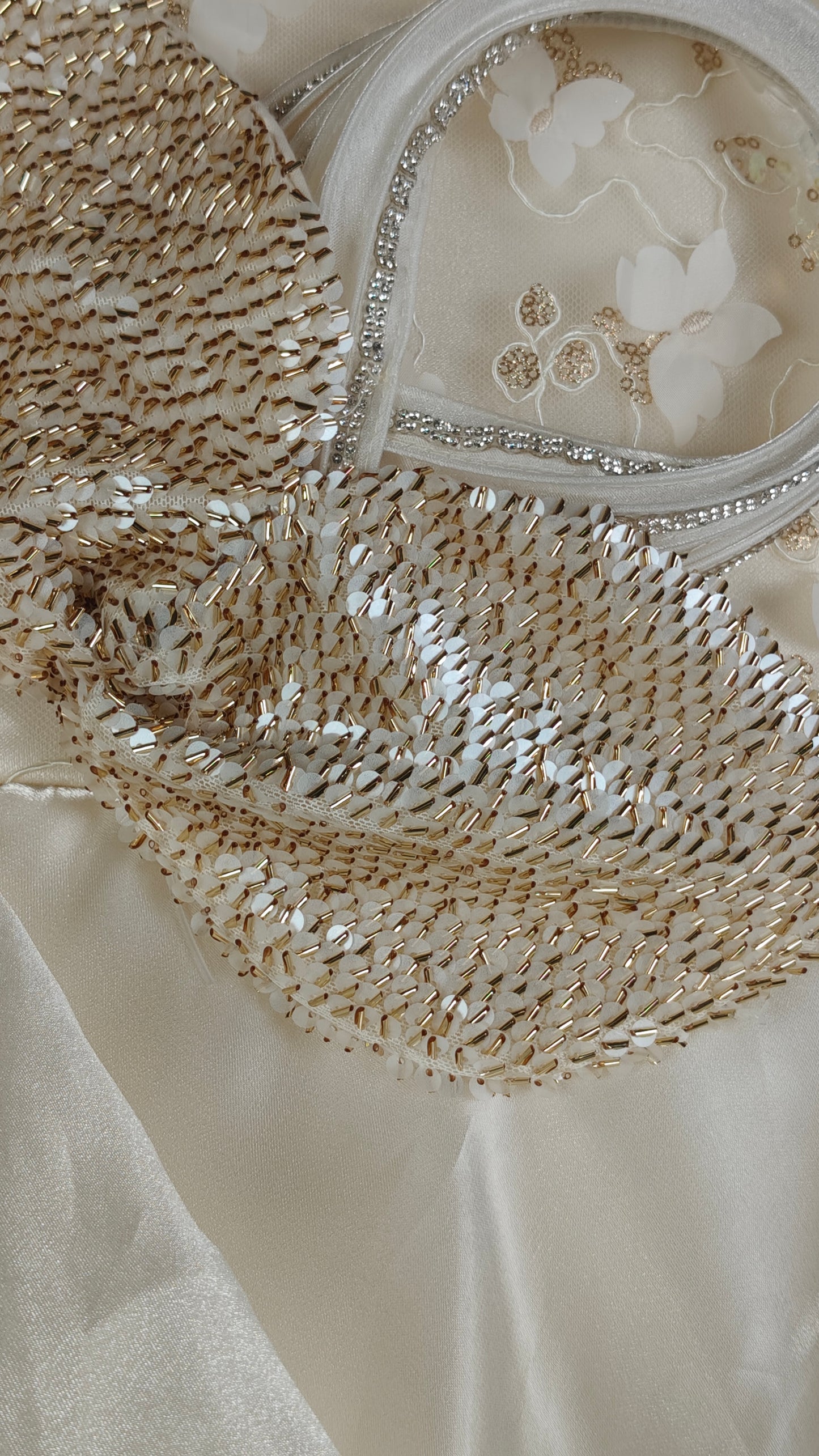 Cream Colour Gown(GE-GGWN_1375)