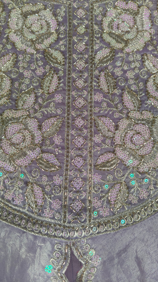 Lavender Colour Plazo Set(GE-GPZS_1490)