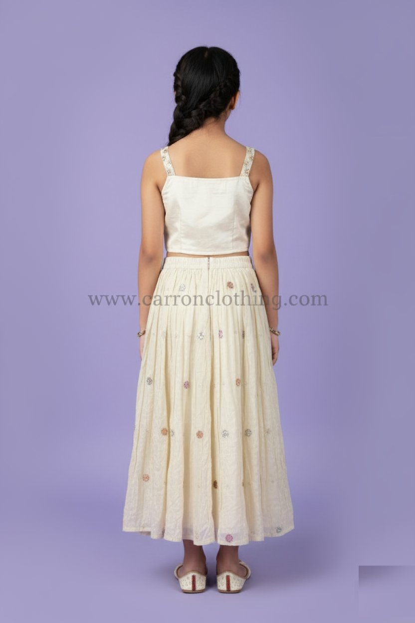 Chickoo Colour Ghaghra Choli(GE-GGHC_6608)