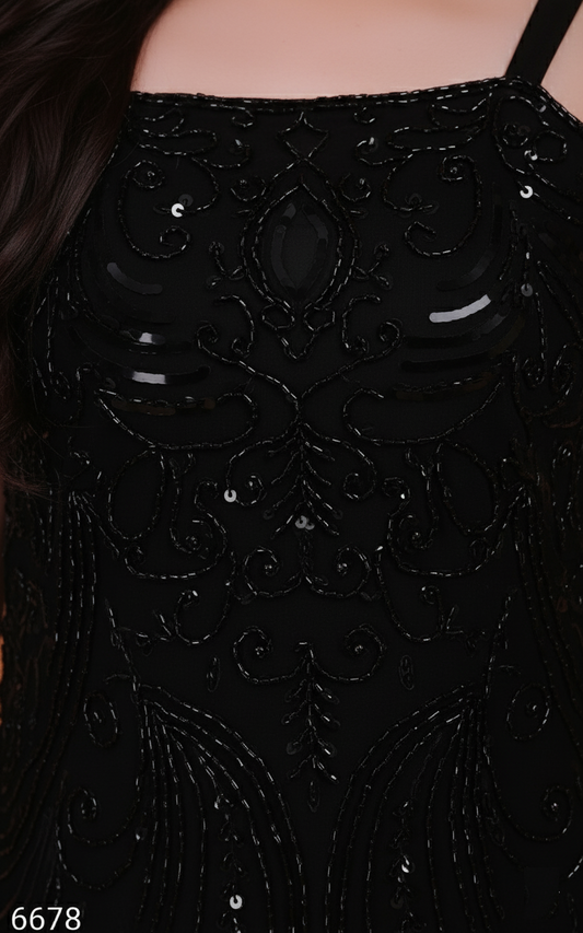 Black Colour Plaoz Set(GE-GPZS_6678)