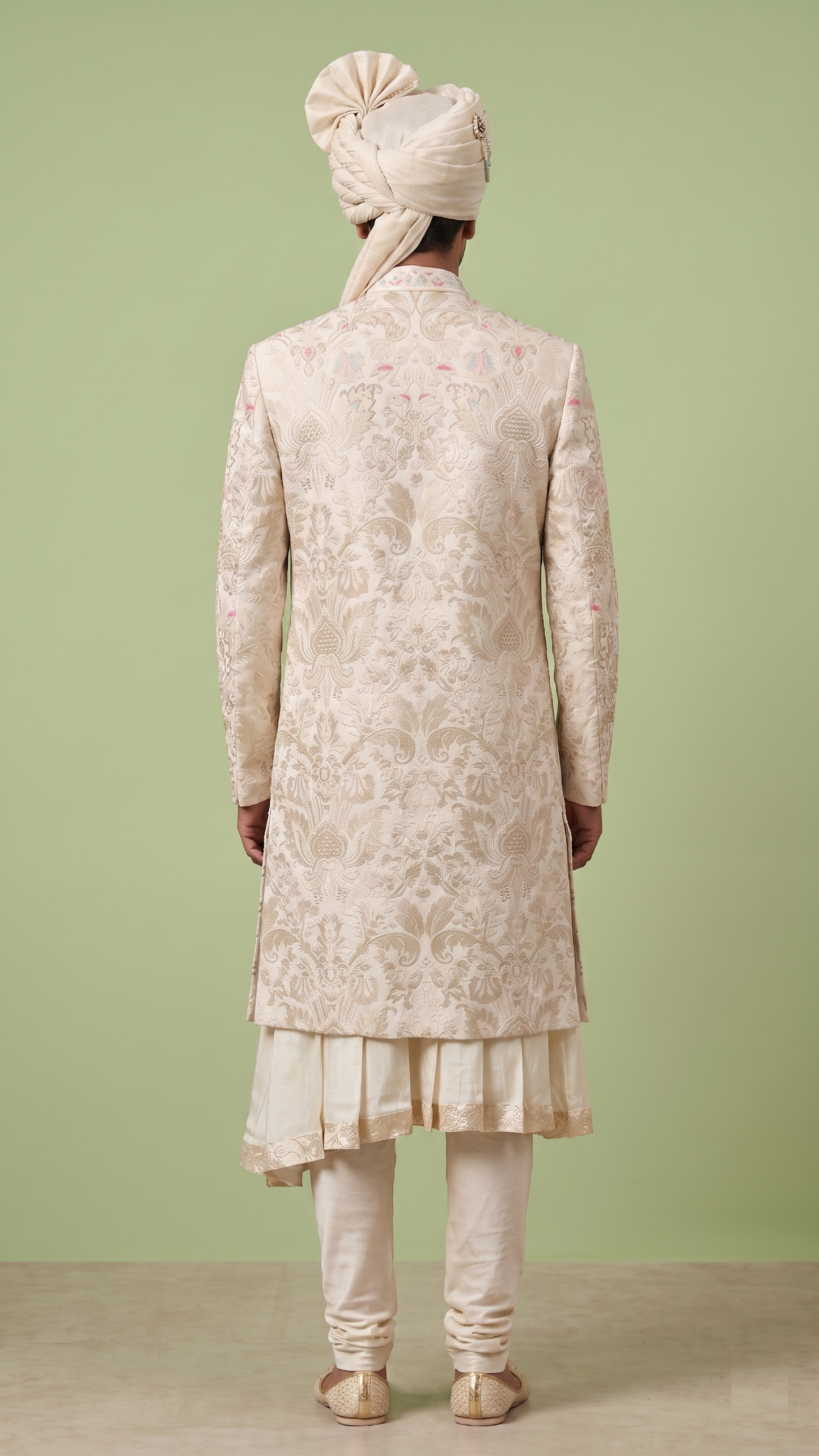Ivory Colour Sherwani(ME-MSRW_A 1426)