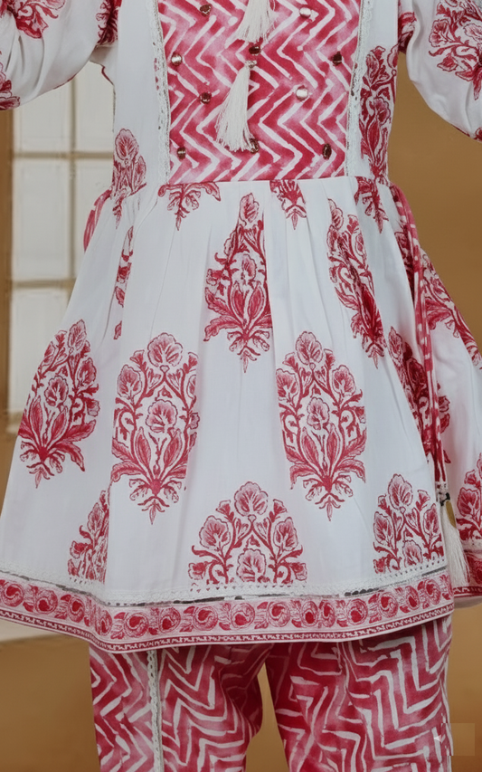 Pink Colour Chudidar(GE-GCHU_1157)