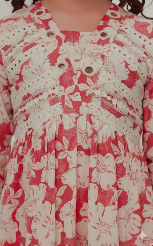 Pink Colour Chudidar(GE-GCHU_1145)