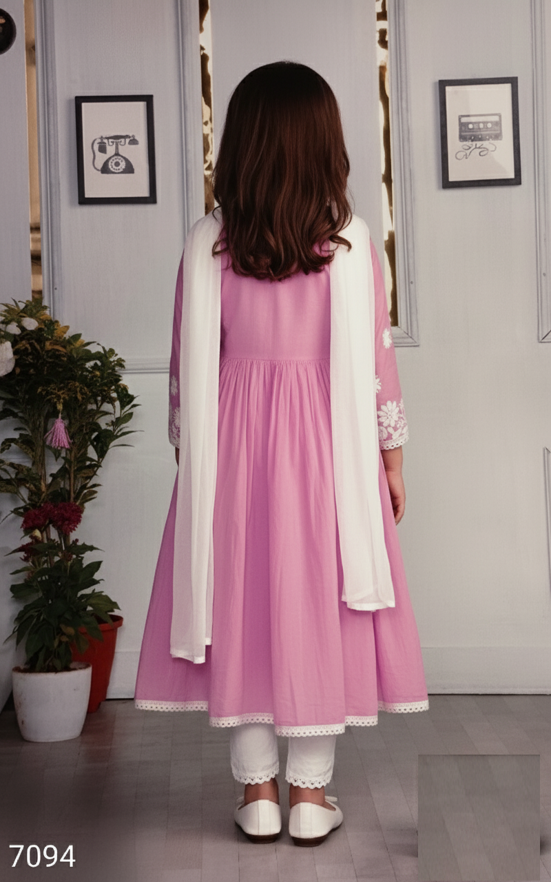 Purple Colour Chudidar(GE-GCHU_7094)