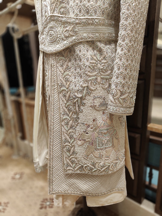 Beige Colour Sherwani(ME-MSRW_2421)