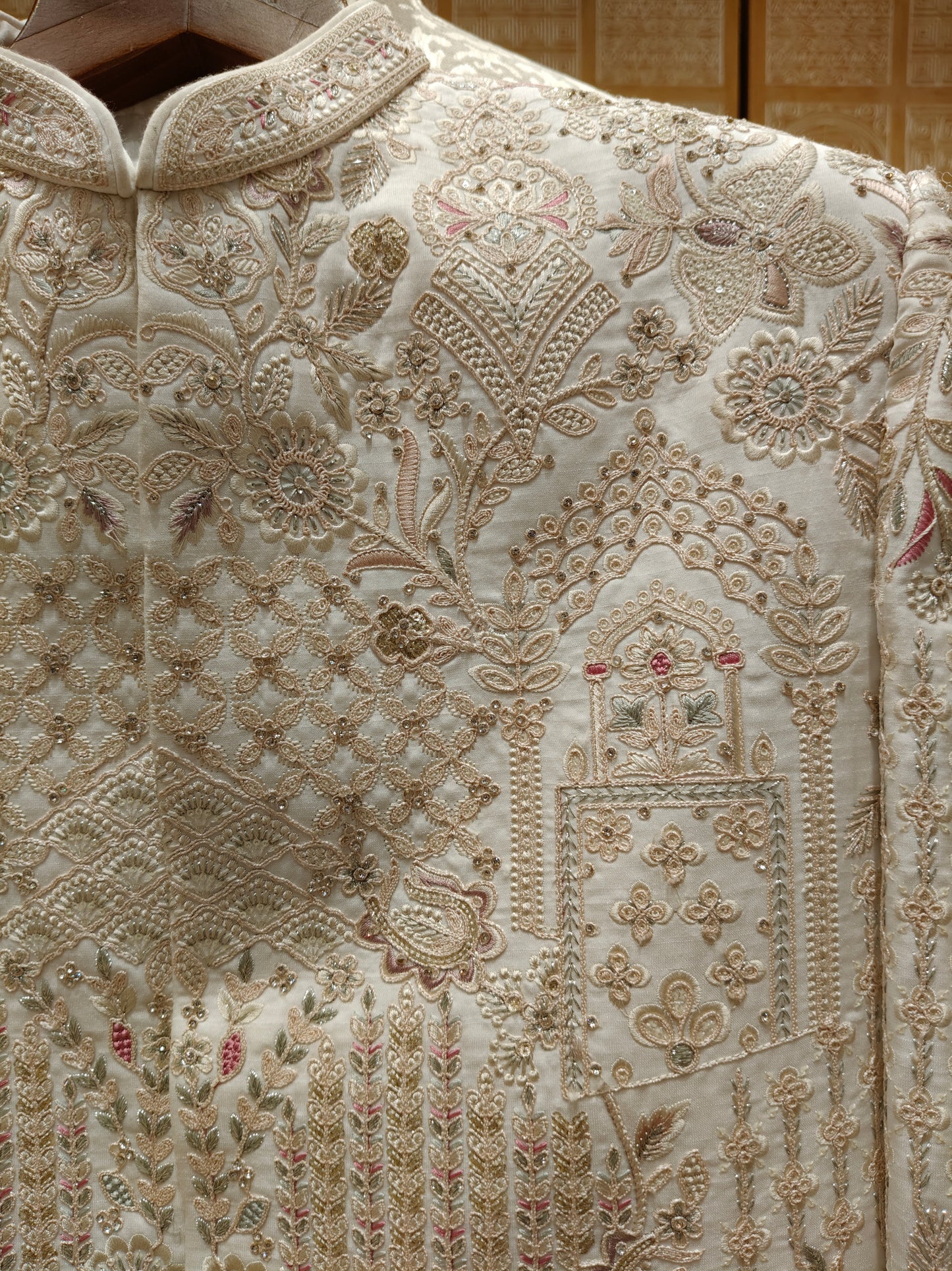 White Colour Sherwani(ME-MSRW_MZ4602 W 1)