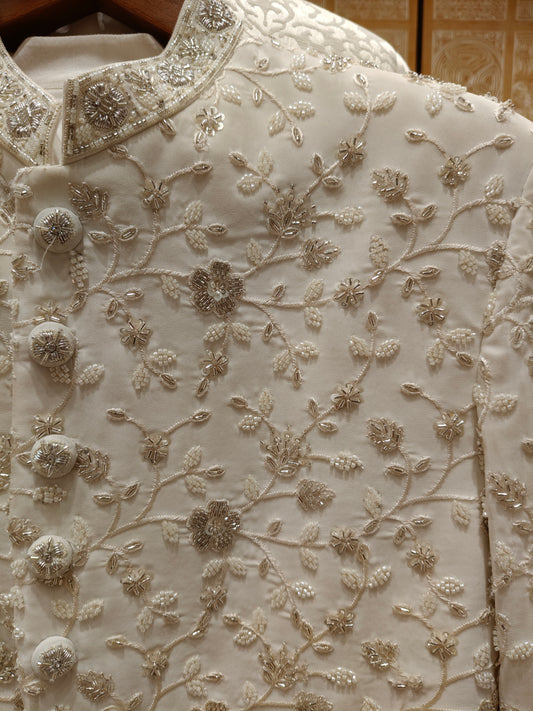 Cream Colour Sherwani(ME-MSRW_91510)