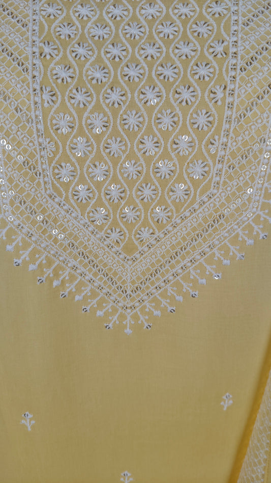 Yellow Colour Kurti Set(LC-WKIS_3639)