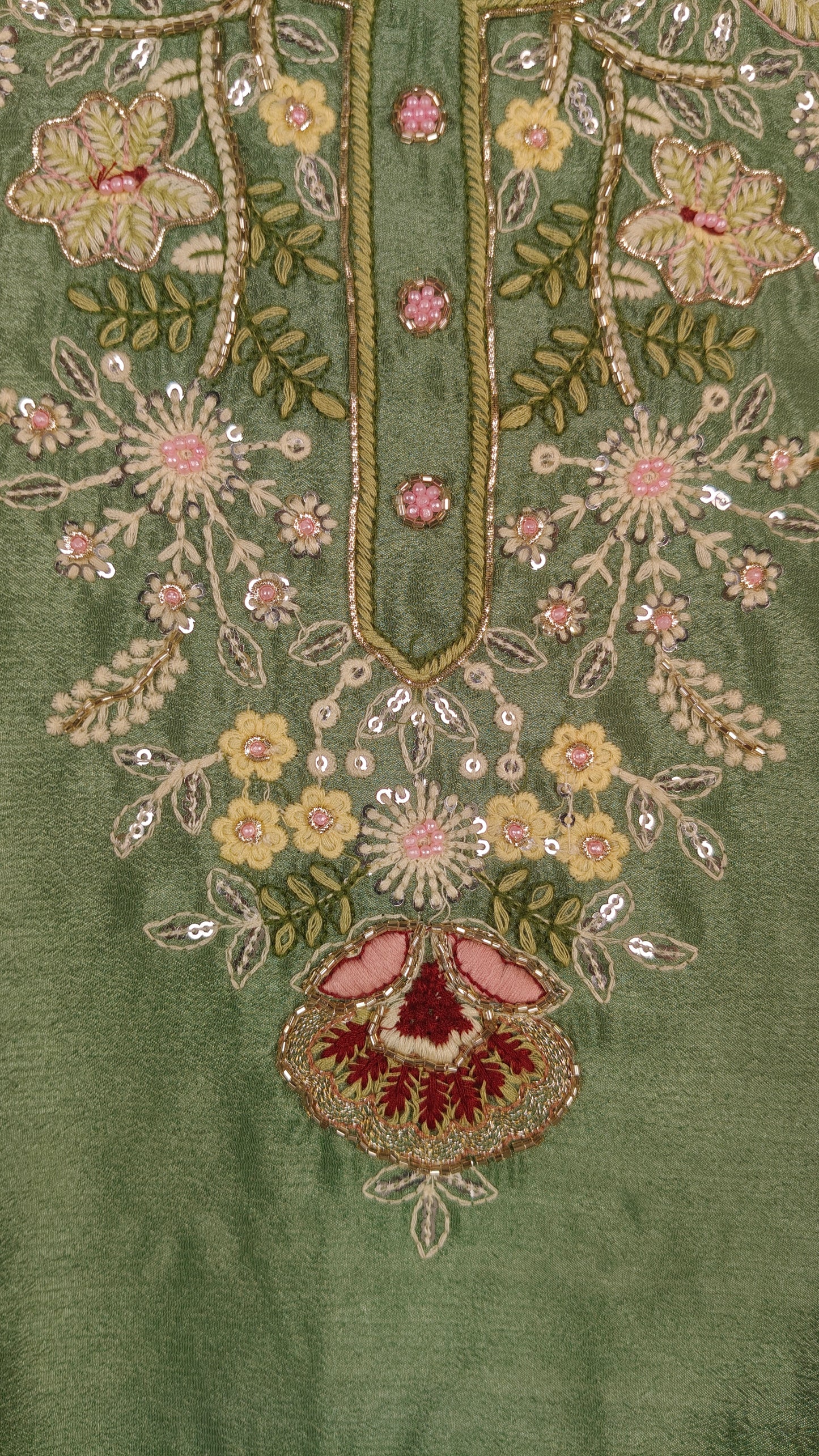 Sage Green Colour Ghaghra Choli(GE-GGHC_1498)