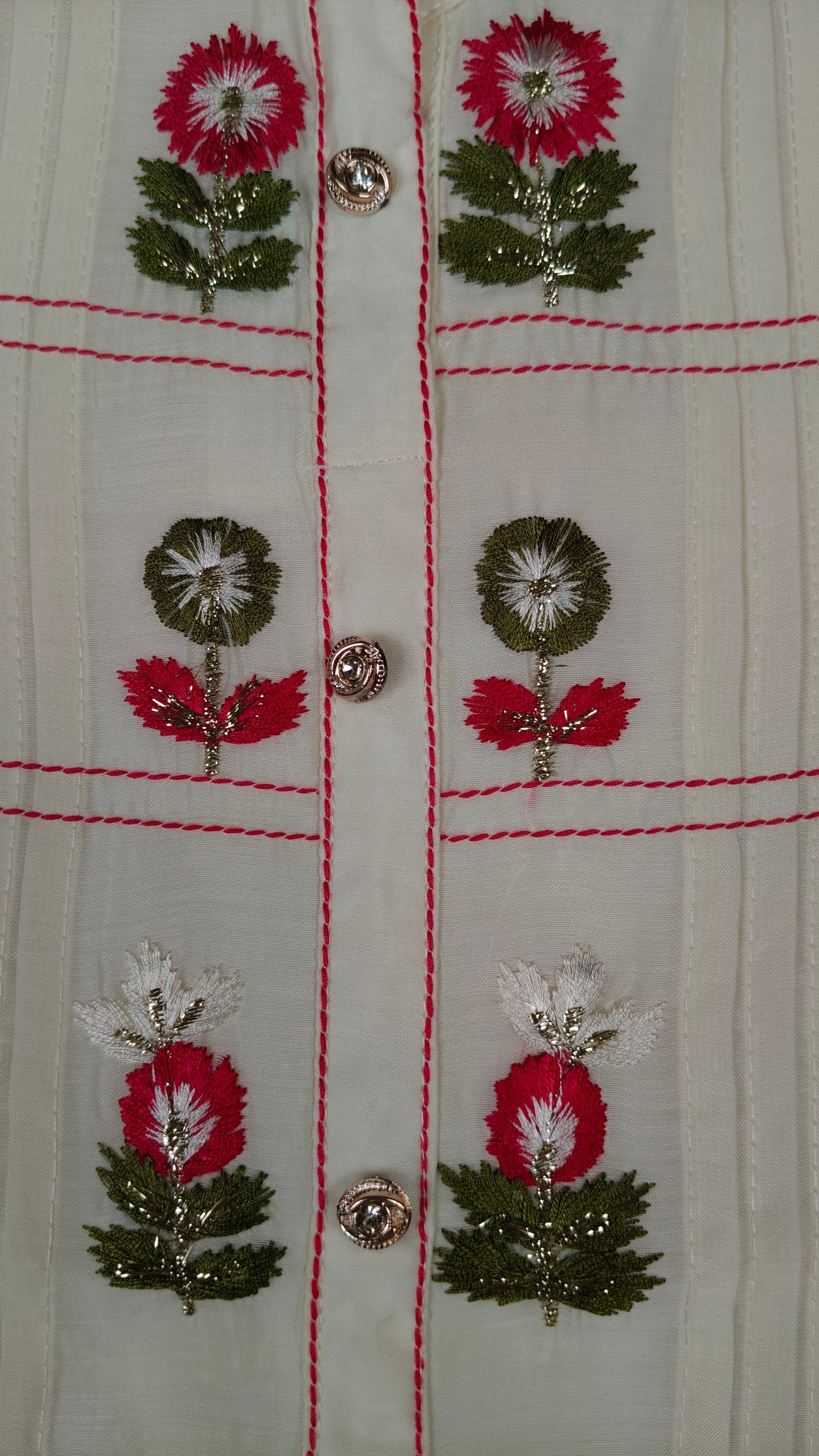 Cream Colour Kurti Set(GC-GKUS_2093)