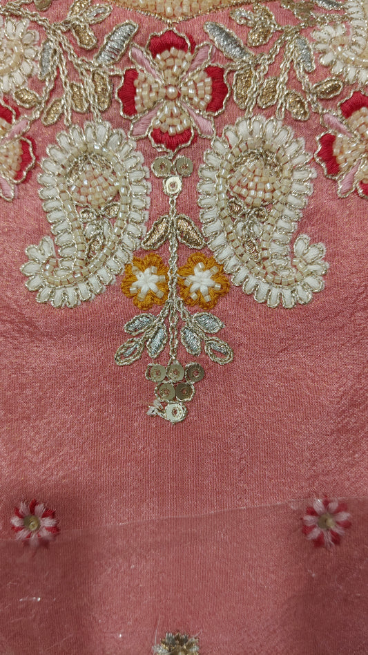 Onion Pink Colour Plazo Set(GE-GPZS_911)