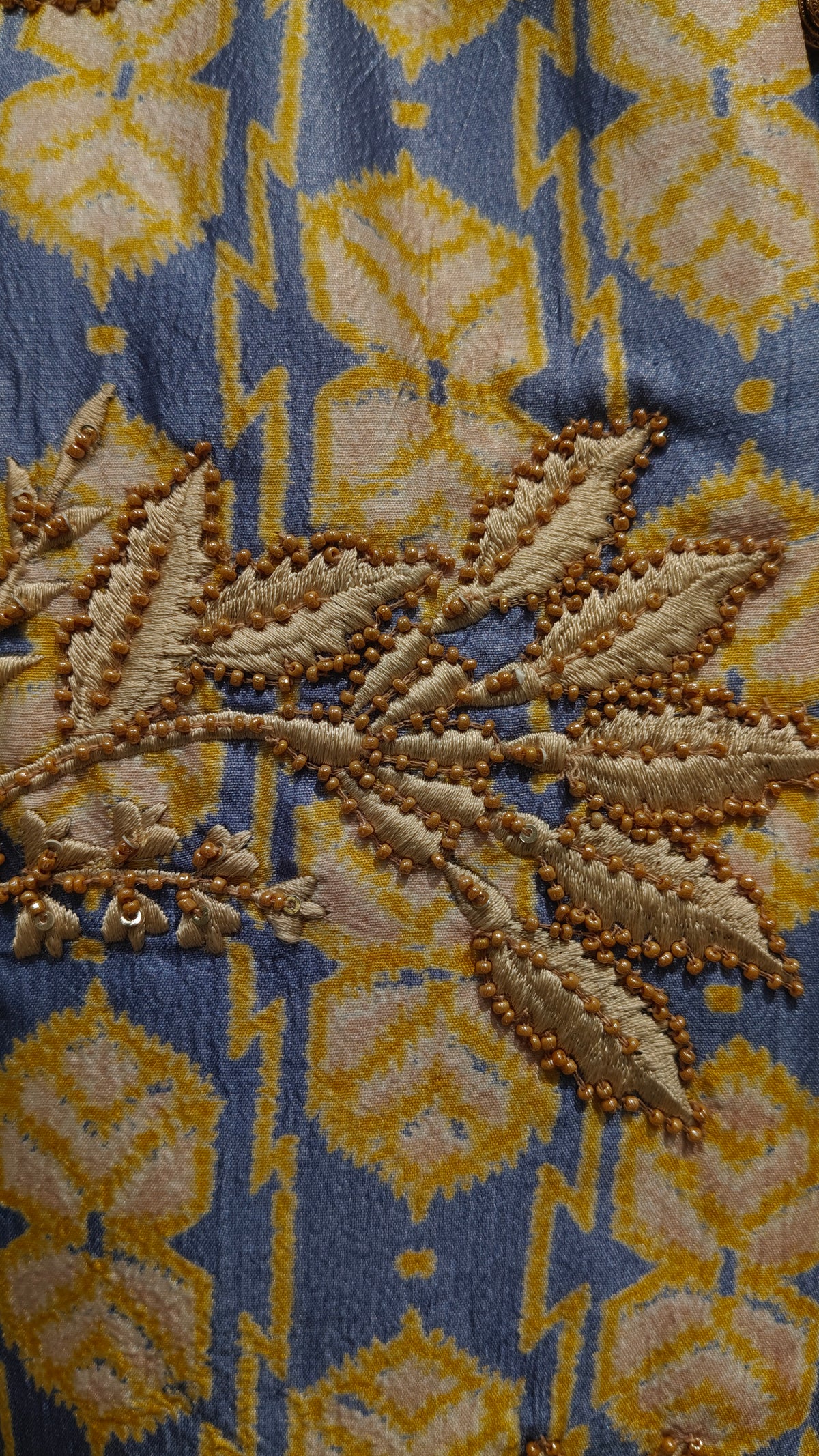 Blue Colour Bundi Set(ME-MBUS_9617)