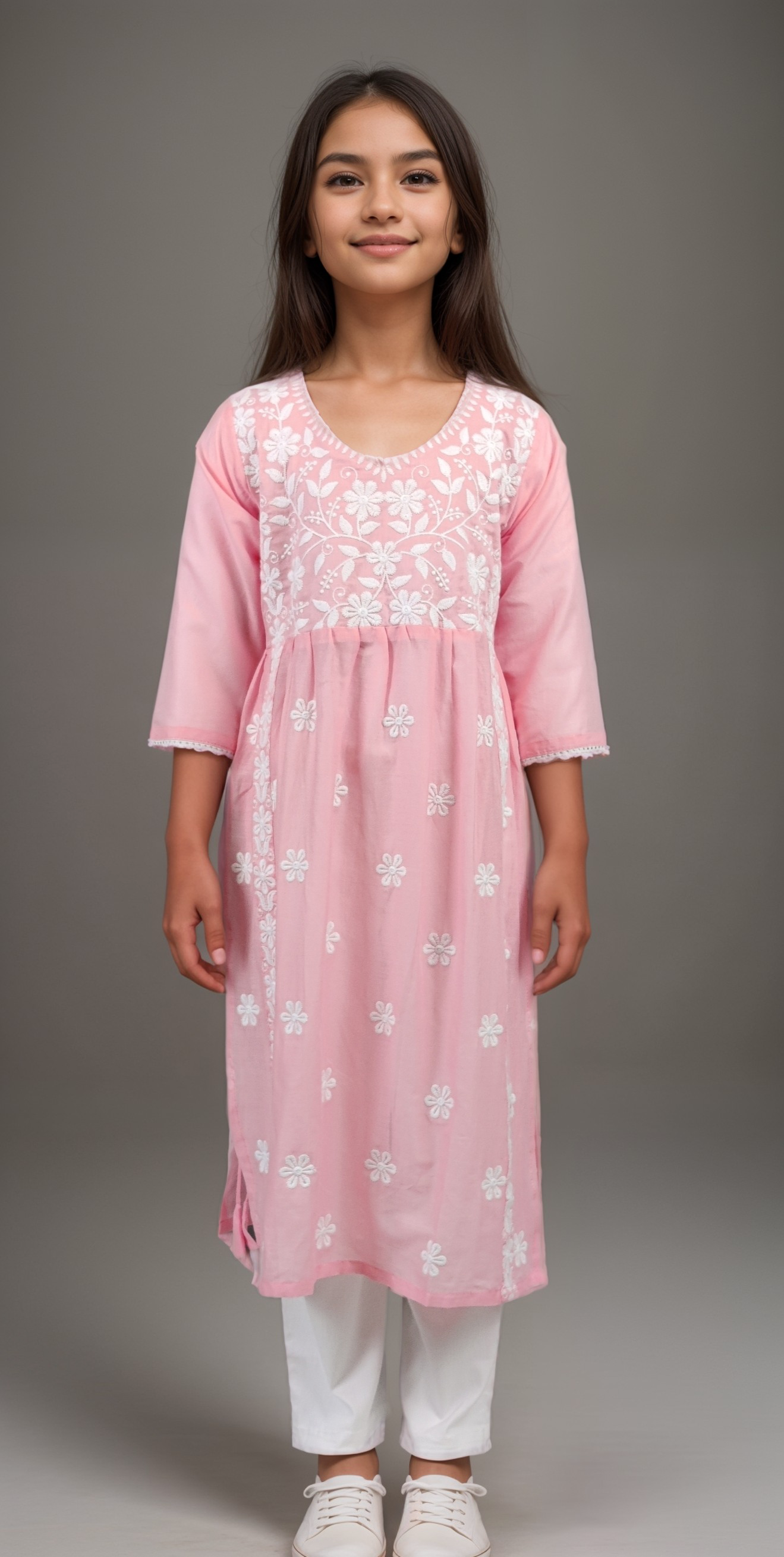 Peach Colour Kurti Set(GC-GKUS_2577)