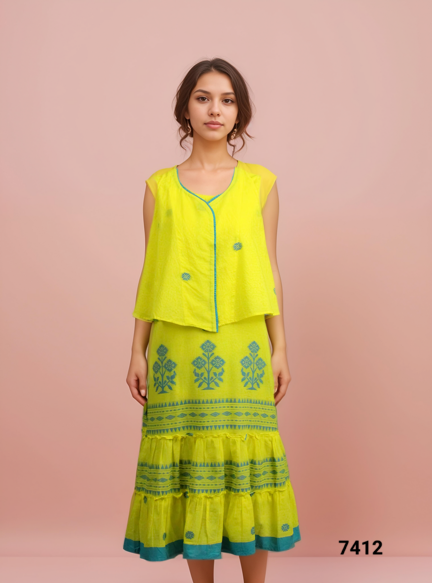 Yellow Colour Kurti (LC-WKIC_7412)
