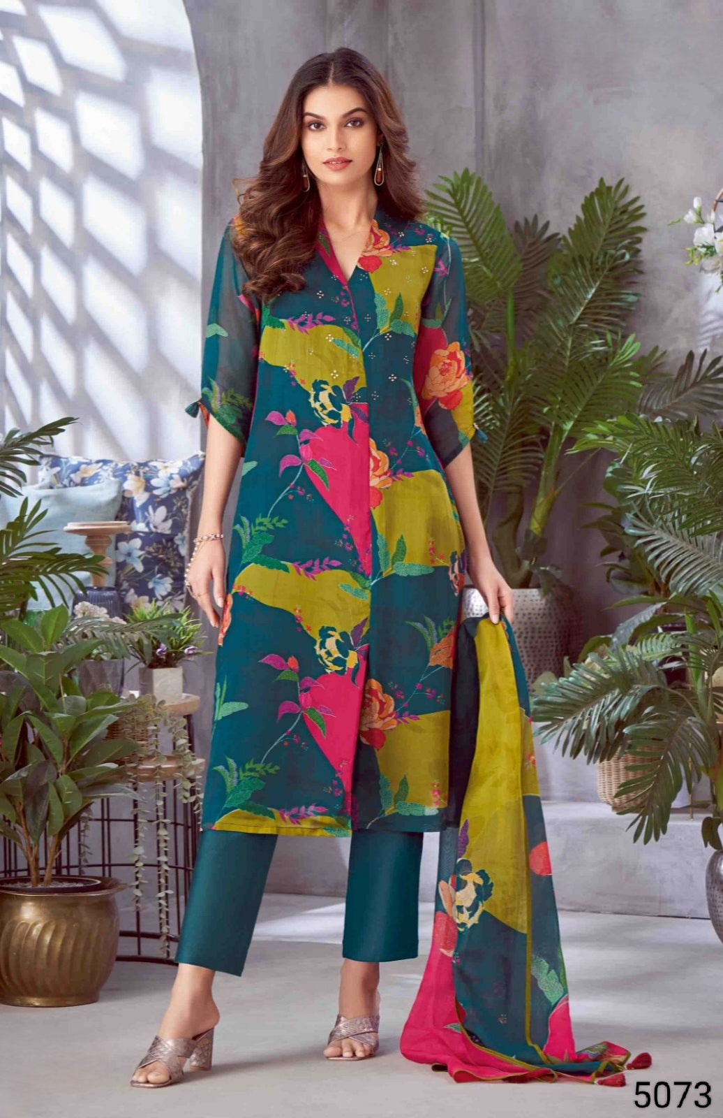 Multi Colour Kurti Set(LC-WKIS_5073)