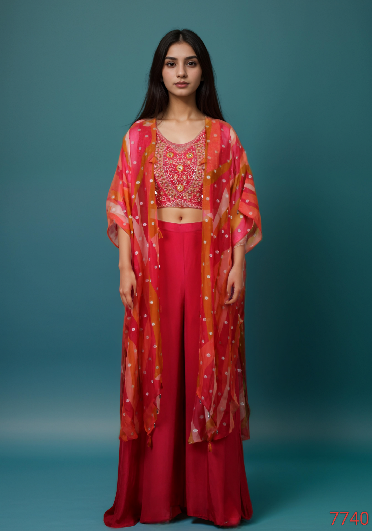 Rani Colour Plazo Set(LE-WPZS_7740)