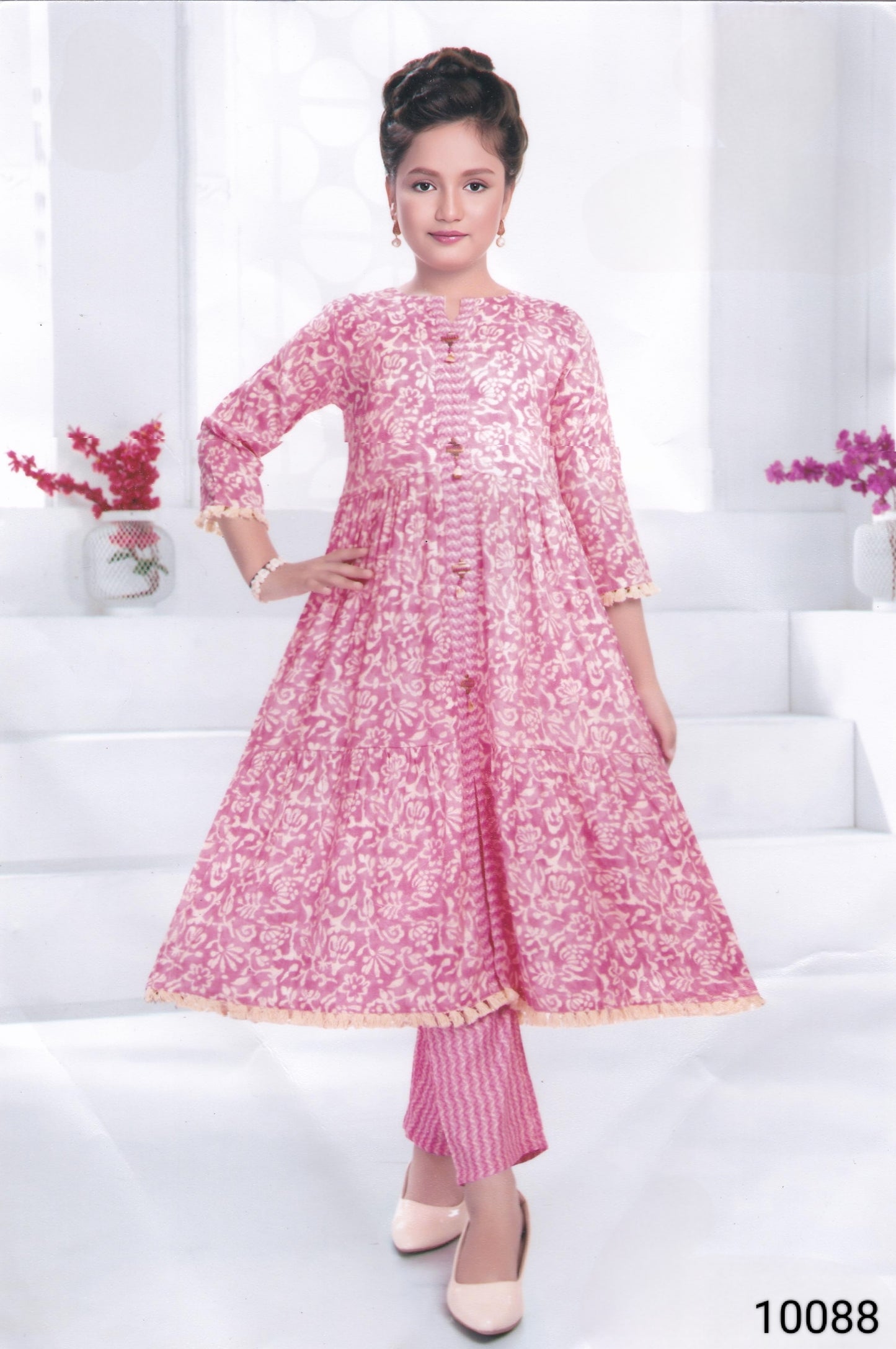 Pink Colour Kurtri Set(GC-GKUS_10088)