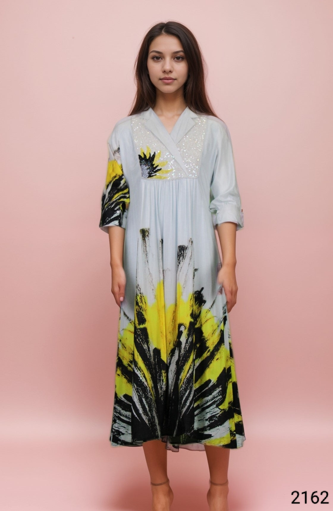 Yellow Colour Kurti(LC-WKIC_2162)