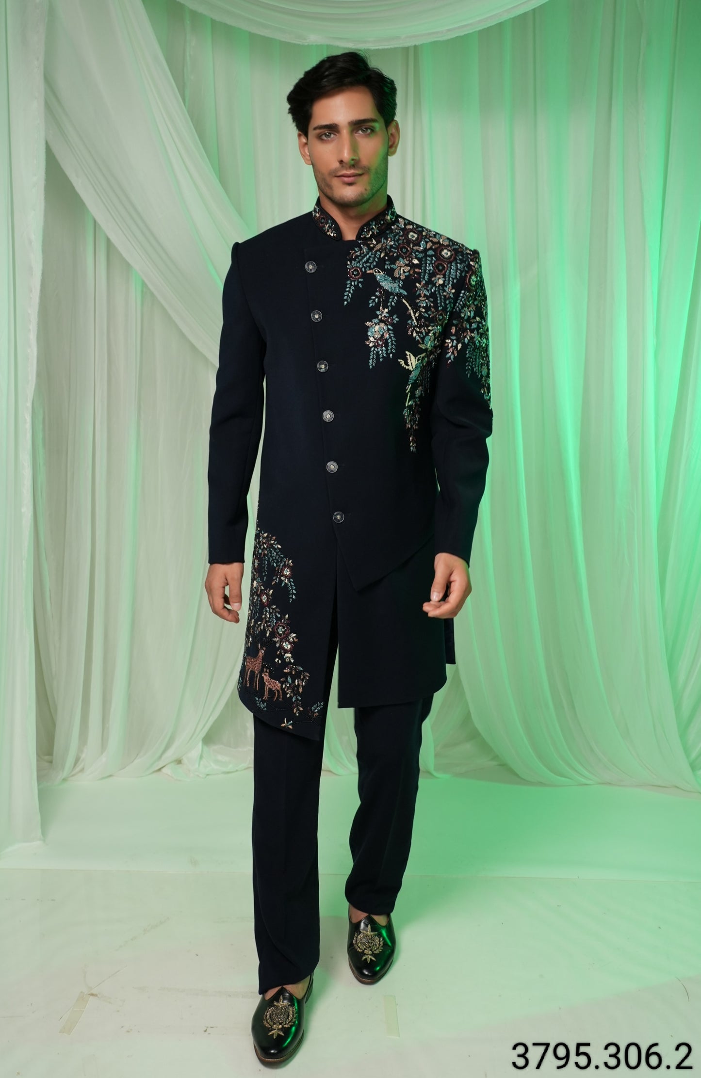 Blue Colour Indo Western(ME-MINW_3795.306.2)