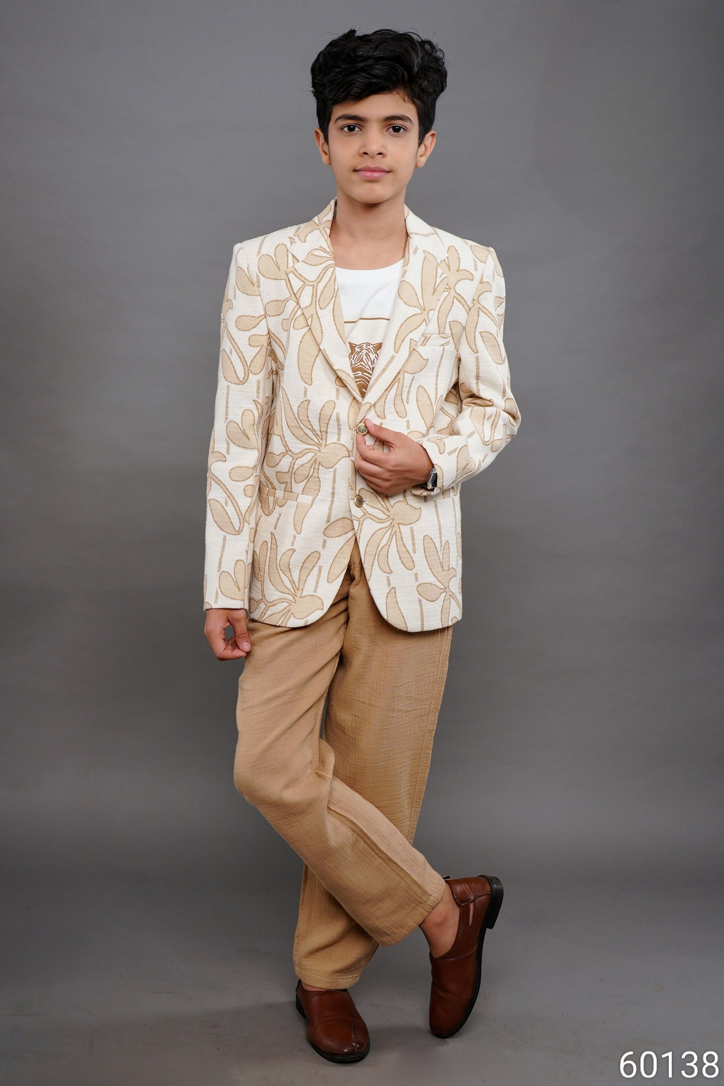 Natural Colour Blazer(BE-BBLZ_60138)