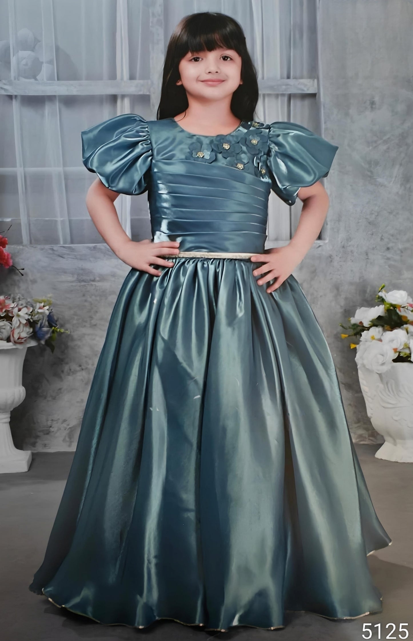 Blue Colour Gown(GE-GGWN_5125)