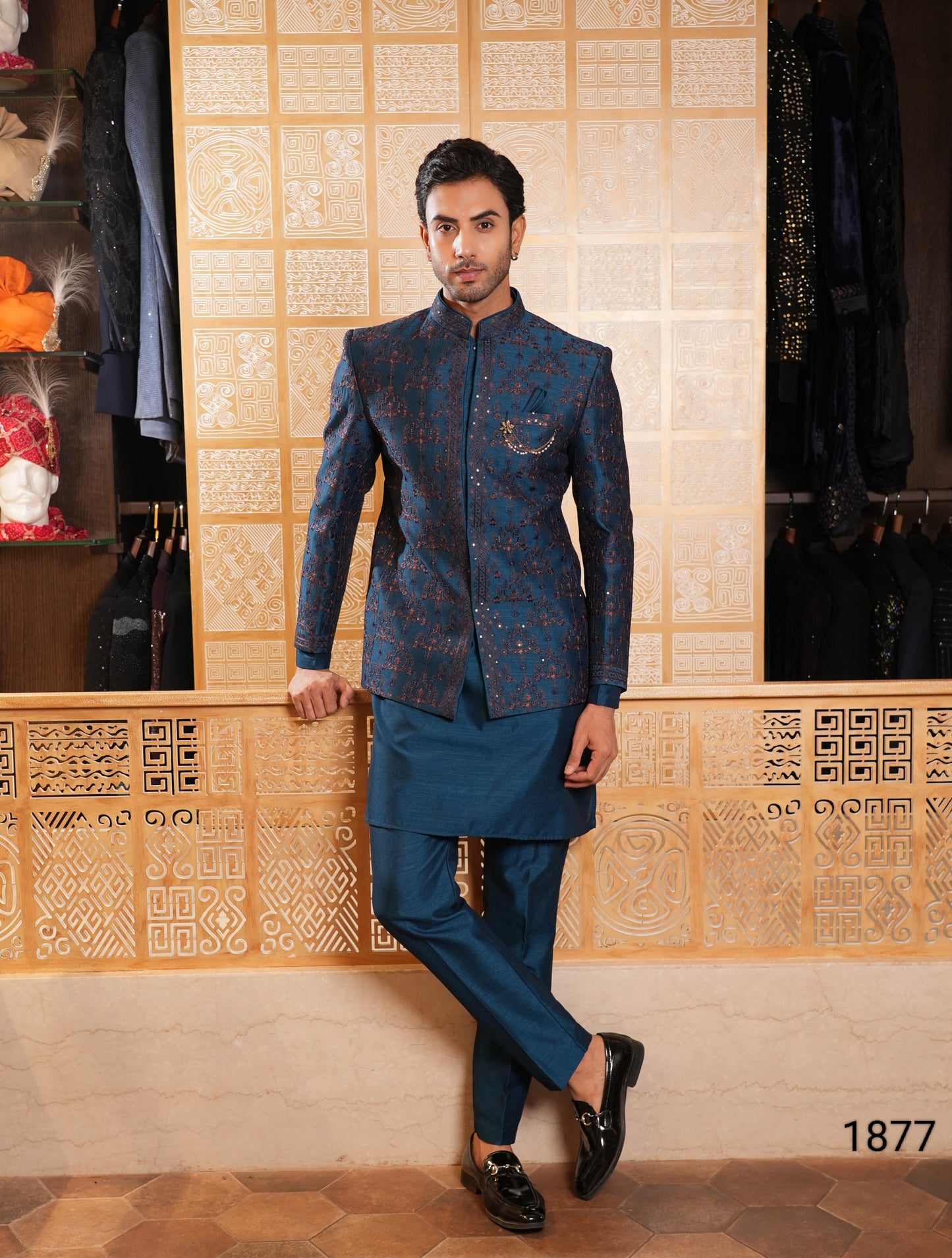 Rama Green Colour Jodhpuri(ME-MJOD_1877)