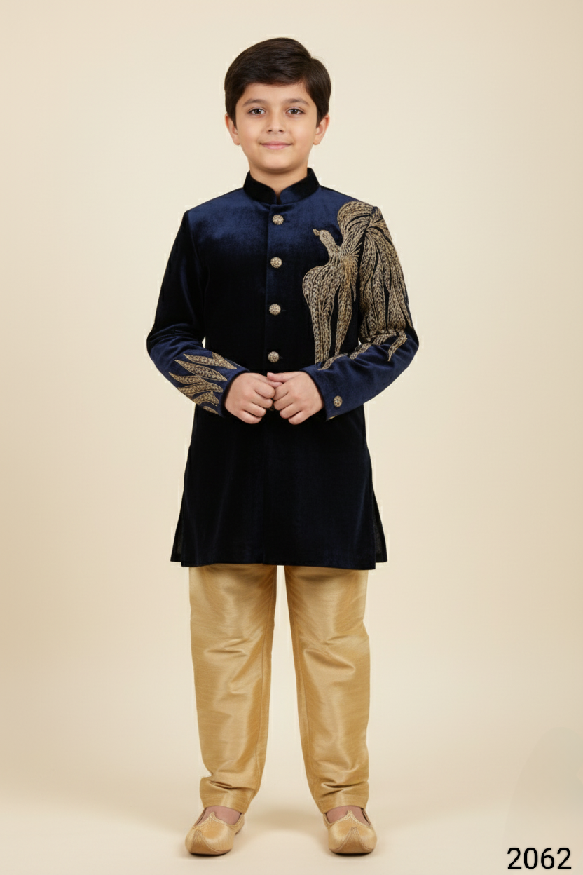 Navy Blue Colour Indo Western(BE-BINW_2062)