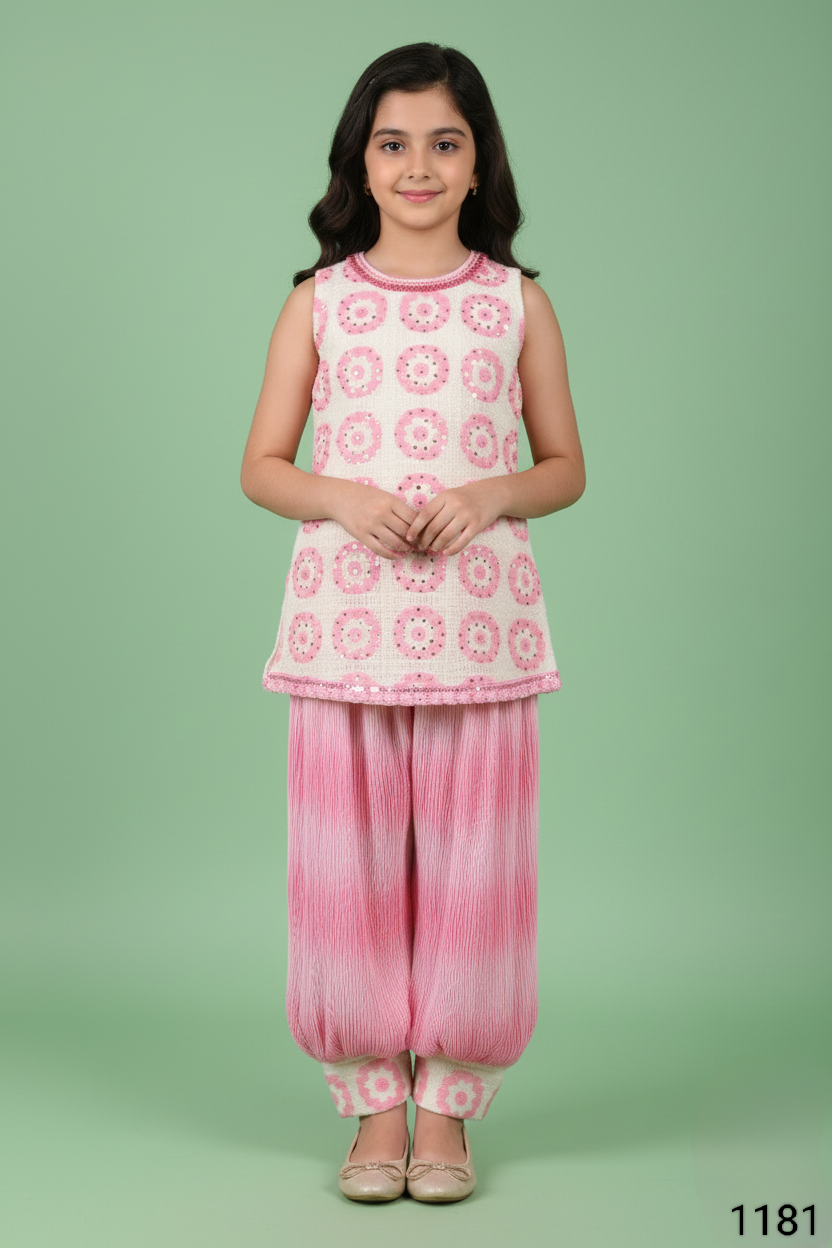 Pink Colour Chudidar(GE-GCHU_1181)