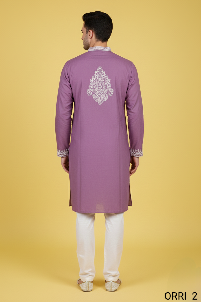 Lavender Colour Kurta with Bottom(ME-MKUS_ORRI 2)