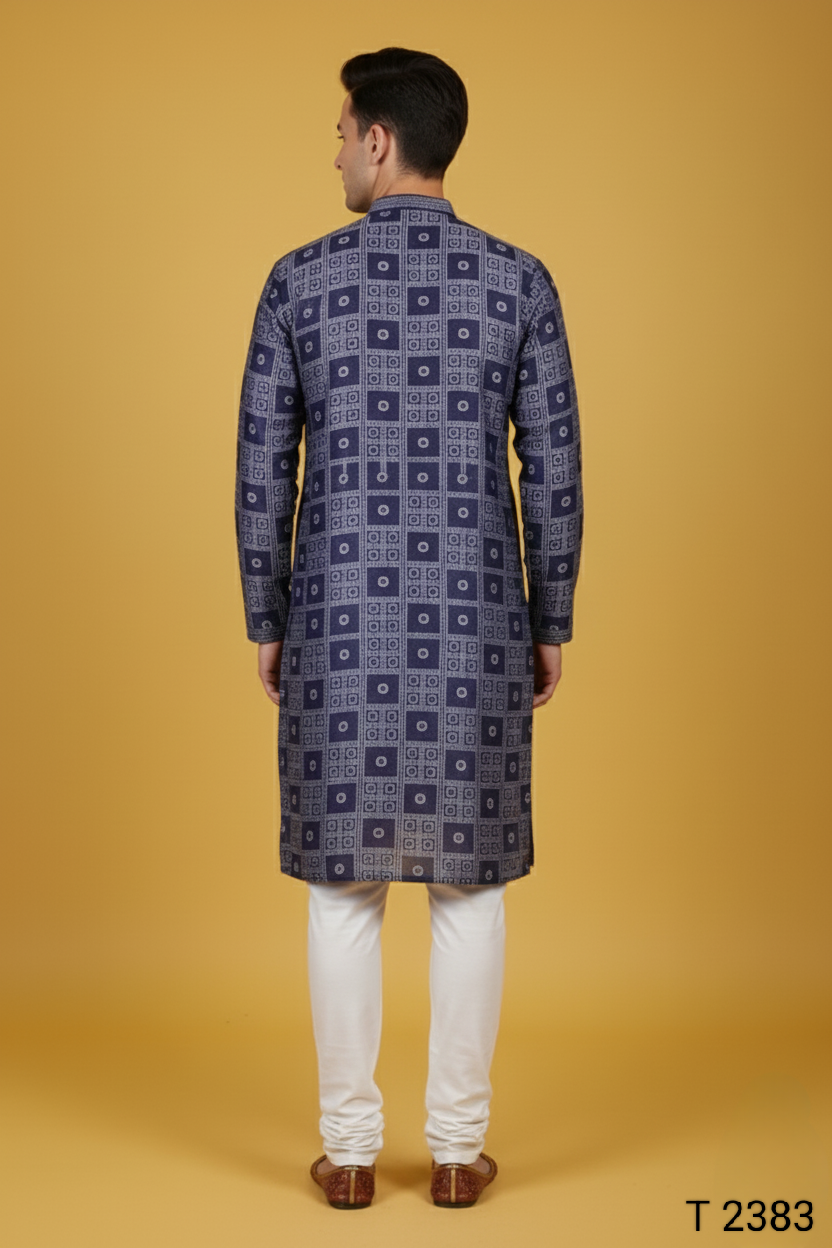 Purple Colour Kurta with Bottom(ME-MKUS_T 2383)