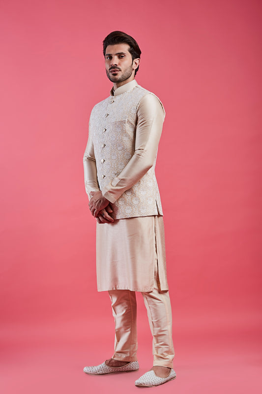 Fawn Colour Bundi Set(ME-MBUS_364)