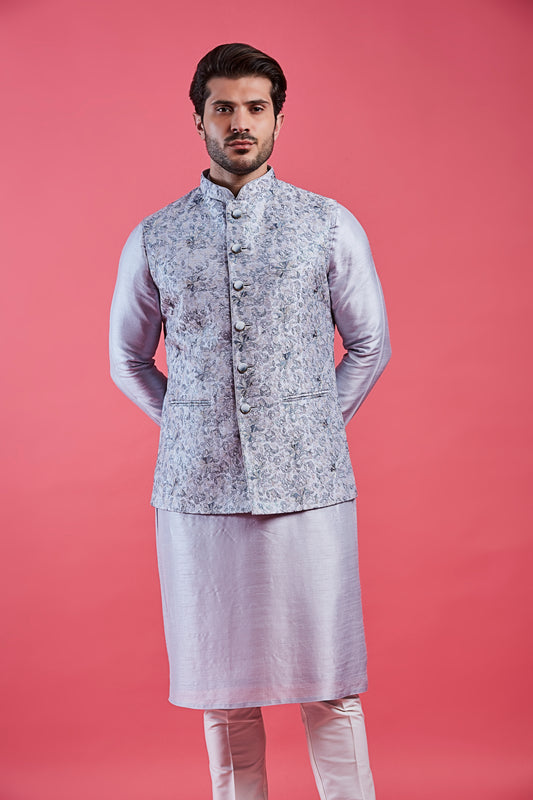 Sky Blue Colour Bundi Set(ME-MBUS_JS-659)