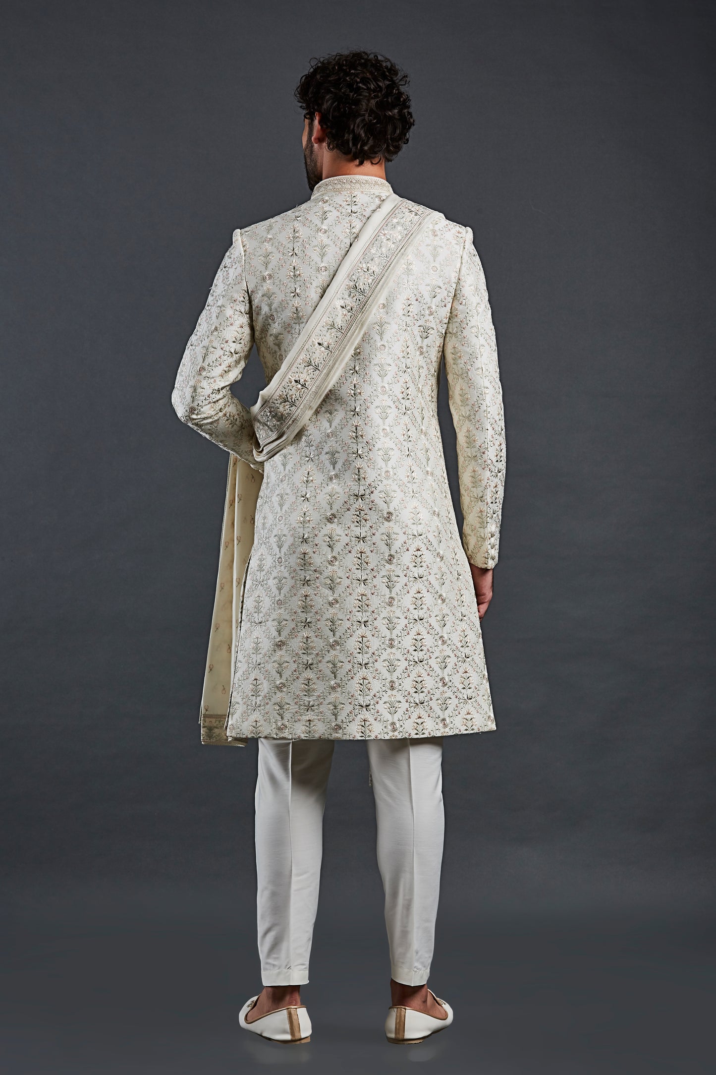 Cream Colour Sherwani (ME-MSRW_IW-22)