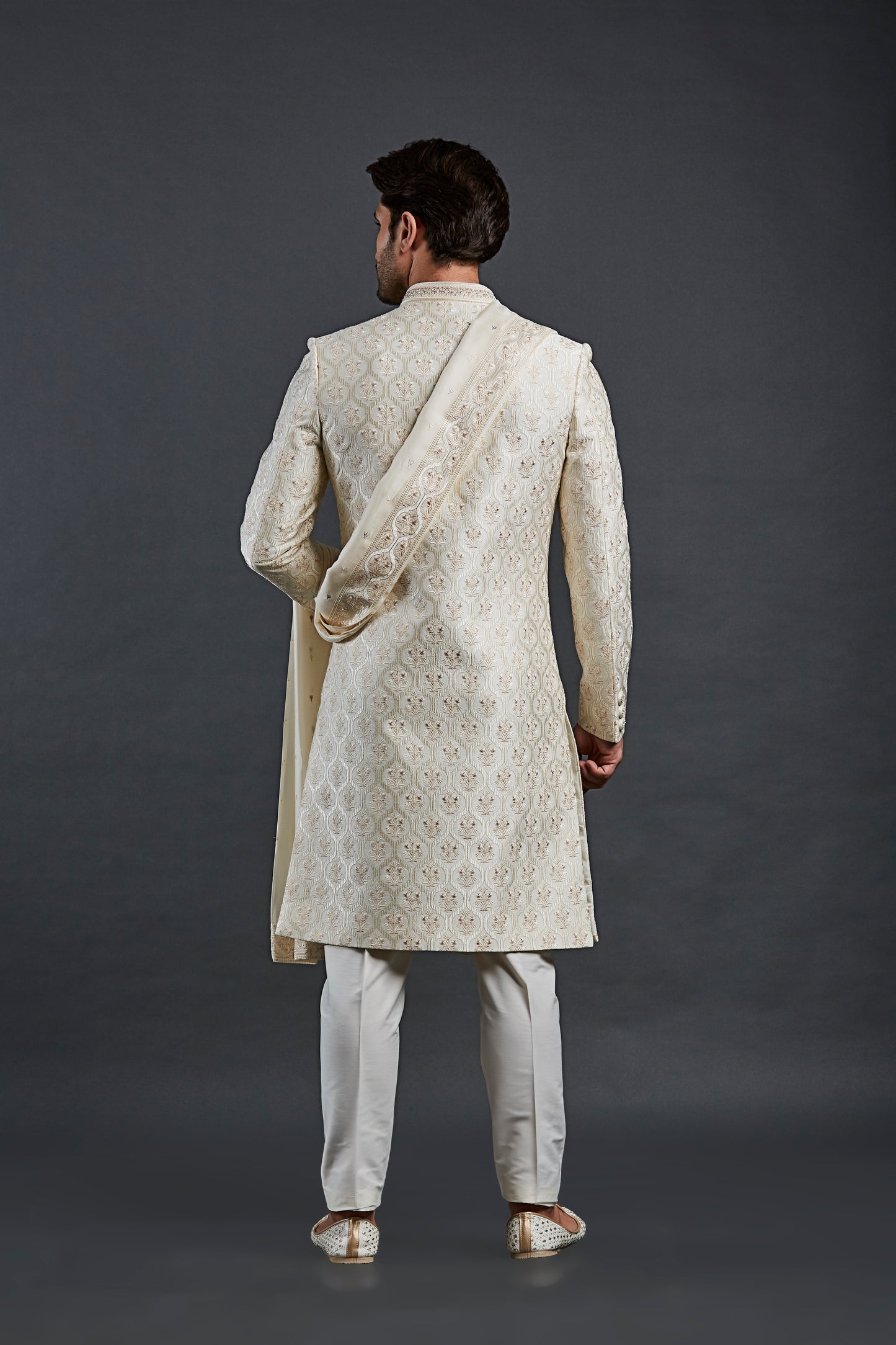 Cream Colour Sherwani(ME-MSRW_IW-20)