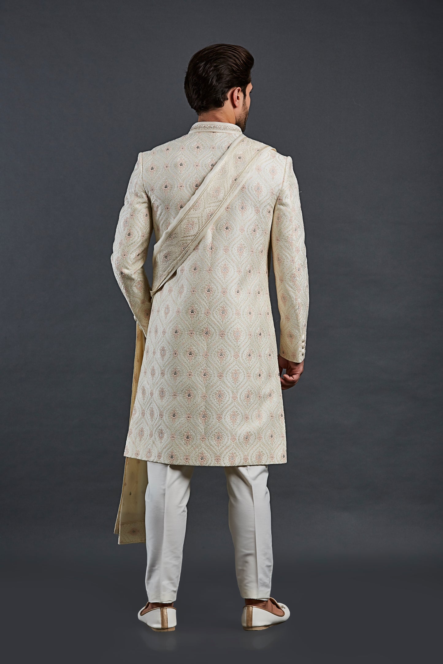 Cream Colour Sherwani(ME-MSRW_IW-16)